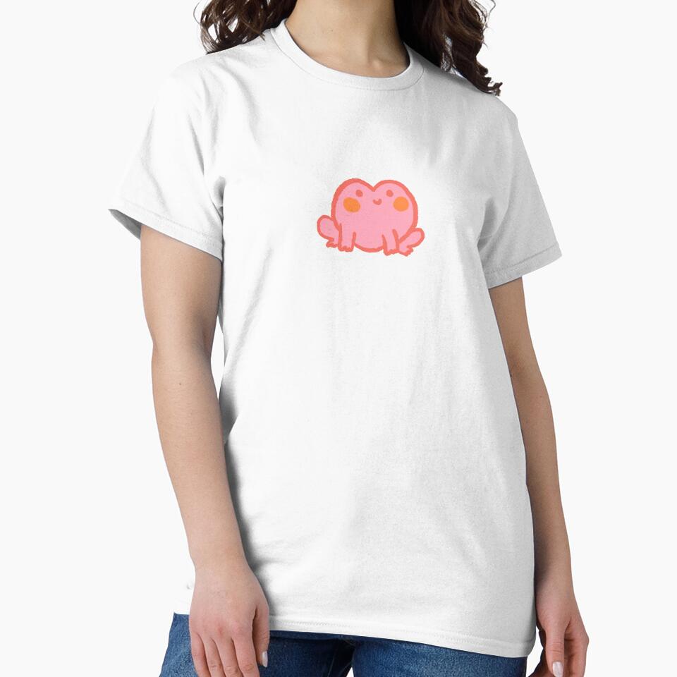 Super Cute Pink Frog by EmiBeeBuzz
