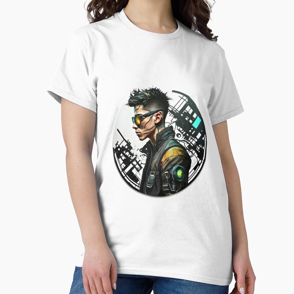Cyber punk geek by omar-sticker11