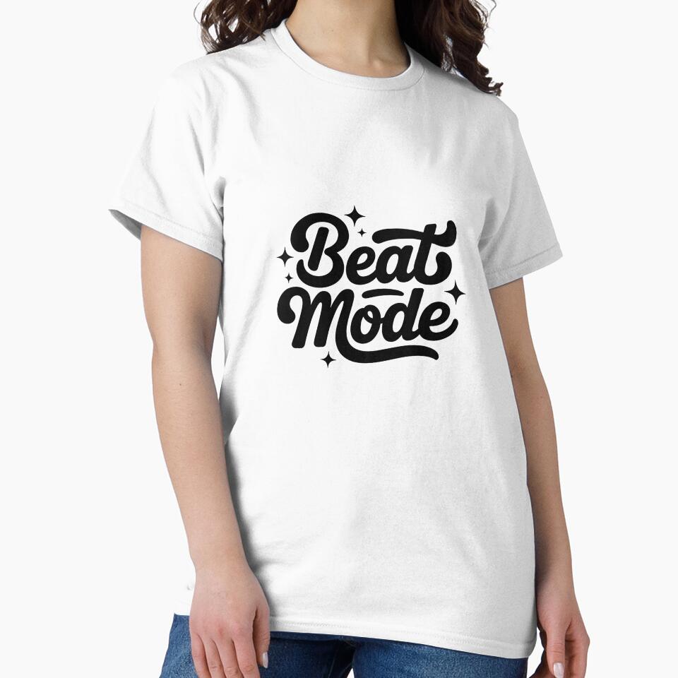 Beat Mode Groovy Typography Music Design by Felvixbd