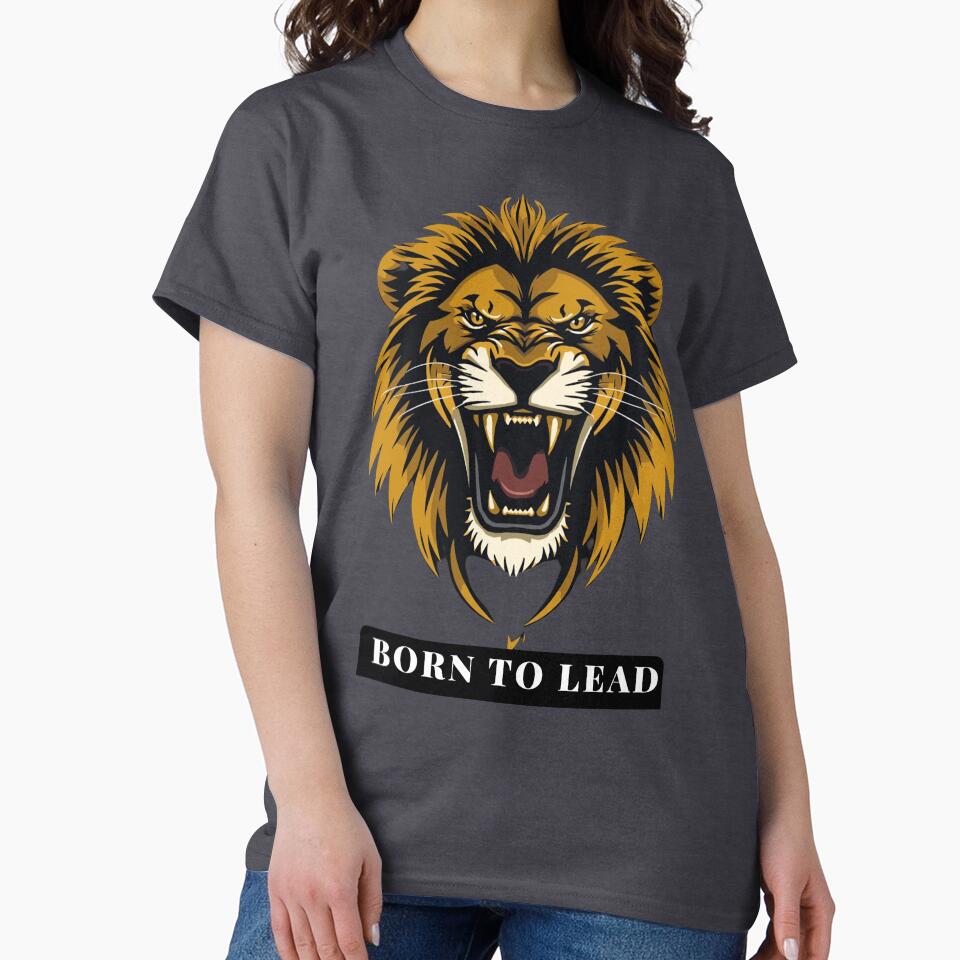 Born to Lead – Fierce Lion Motivation Art by Ashish66K