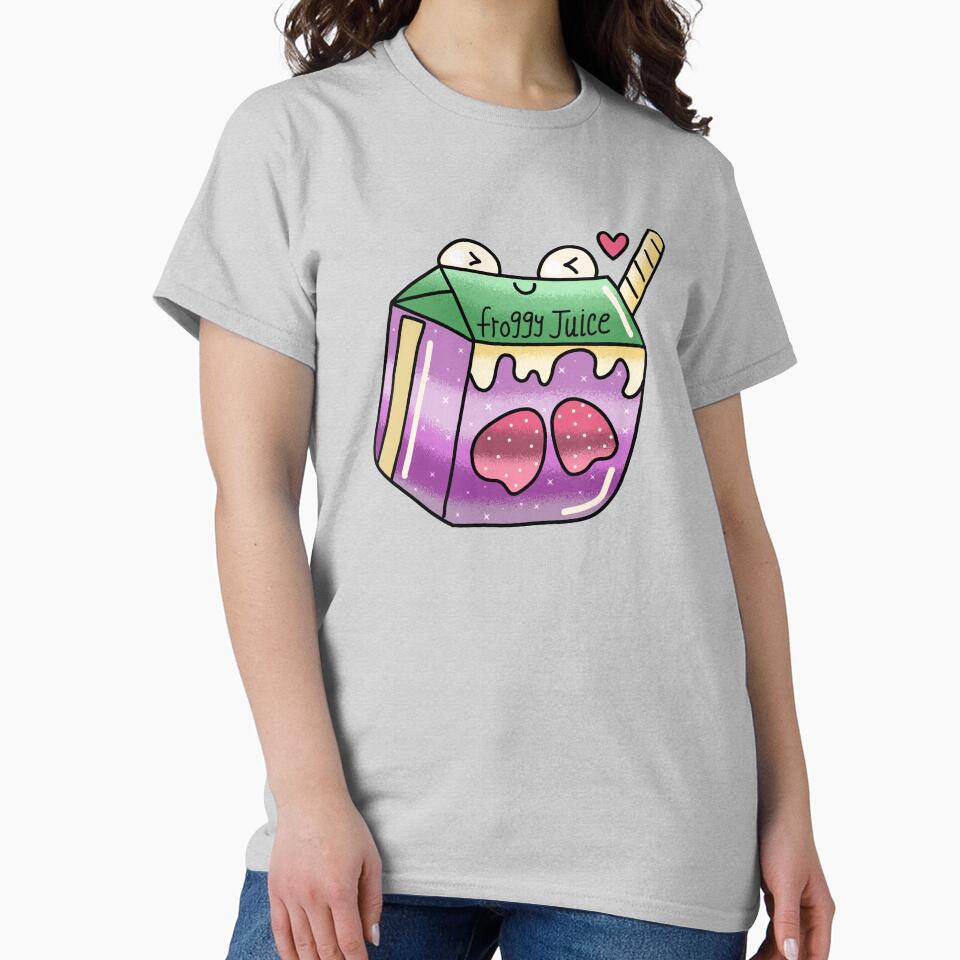 Cute Kawaii froggy strawberry juice aesthetic by Quacktails