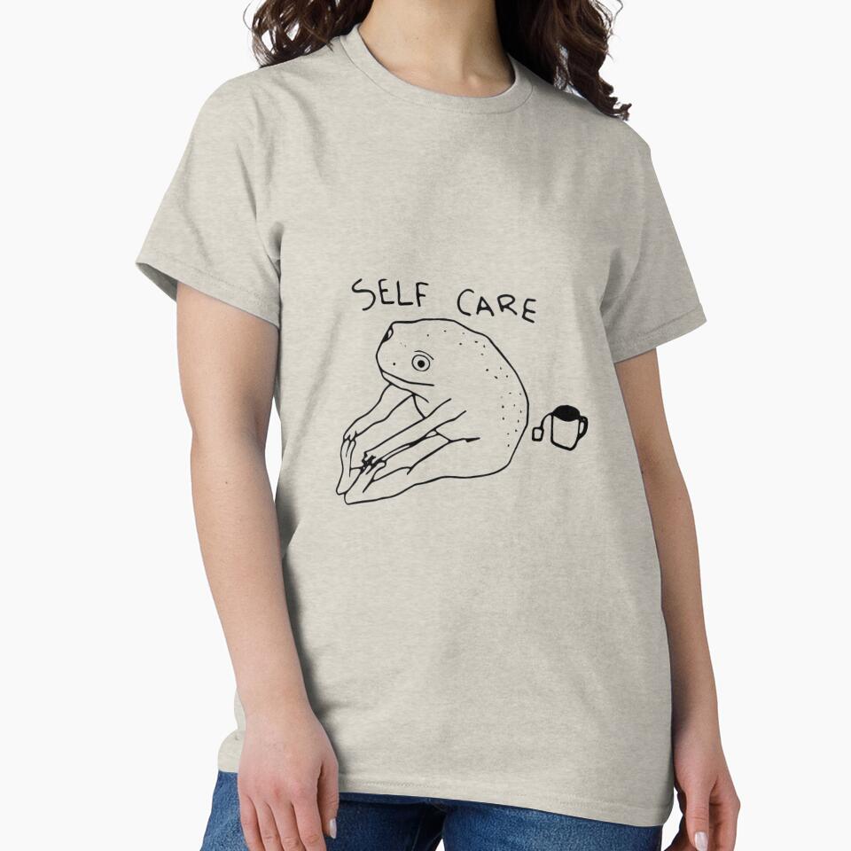 Funny Frog Self Care by bisilachel