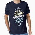 Shine Like The Stars Motivational Kindness Good Vibes Message Quote by designedbyjade