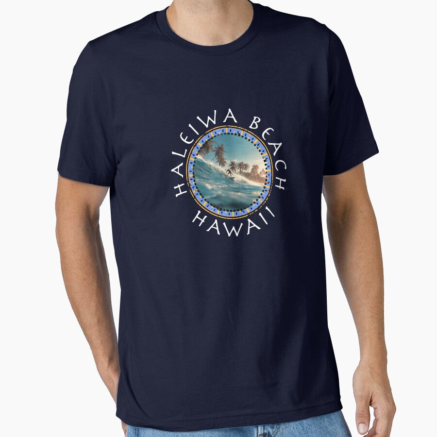 Haleiwa Beach – Hawaii (with White Lettering) by VelvetRoom