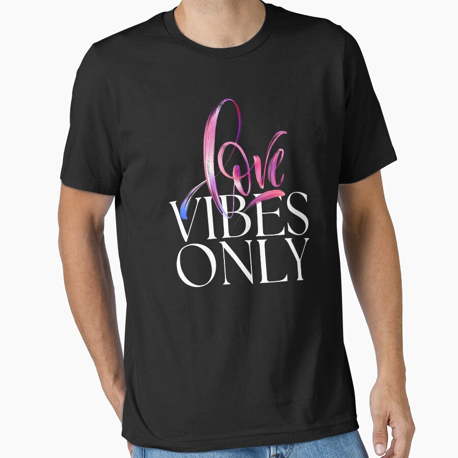 Valentines Day Love Vibes Only Retro Women Men by ZACK ART