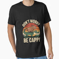 Don't Worry Be Cappy Capybara Riding On A Crocodile by FadeOfThrone