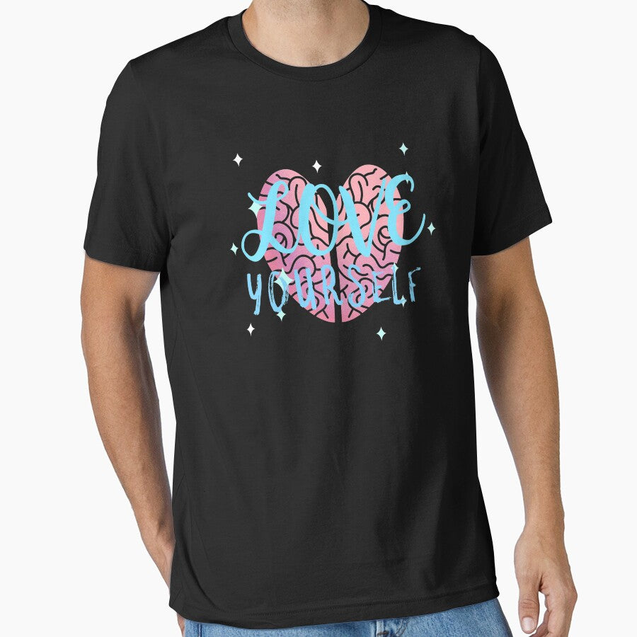 Love Yourself - Sparkling Heart Self Care Reminder by jacks-tees