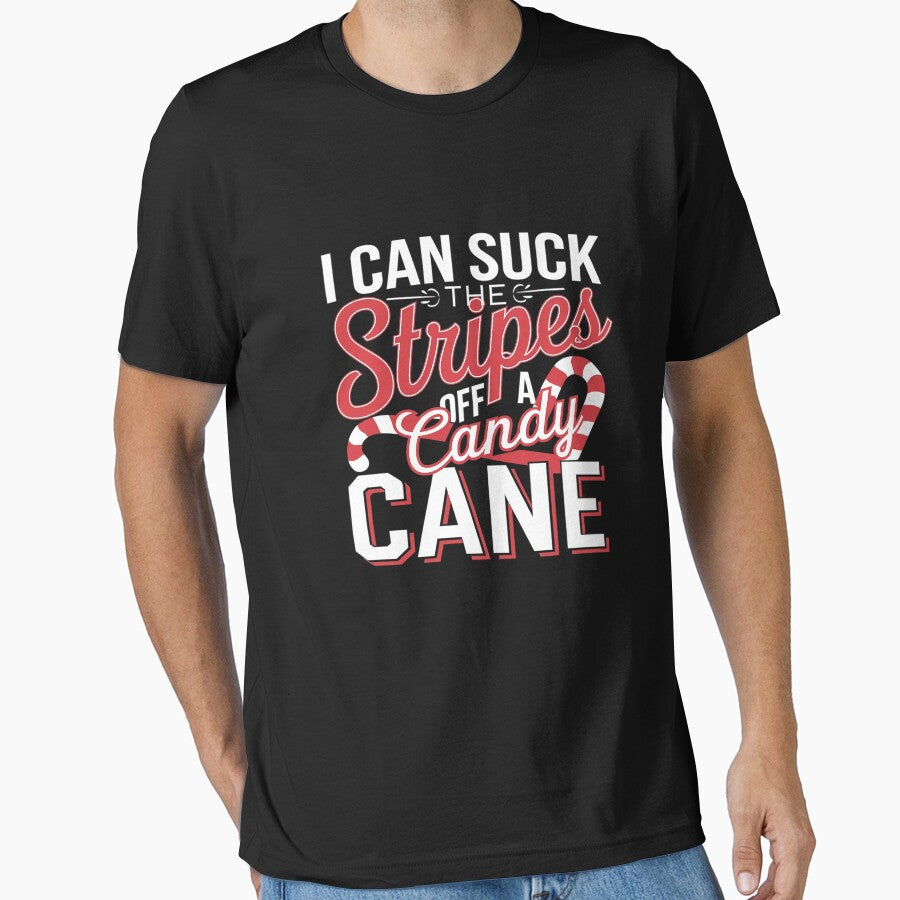 I Can Suck the Stripes off a Candy Cane Naughty Xmas by joyouartArt