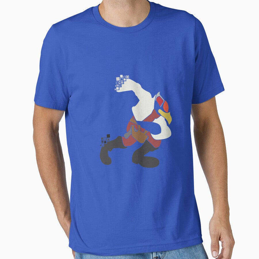 Falco Pixel Silhouette by innergeekdesign