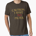 Bold Proclamation of Unfiltered Honesty in Gold Letters by ArtComixHaven