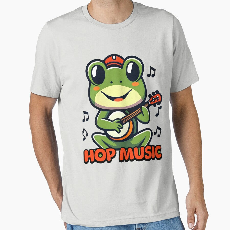 Hop Music! Cute Banjo Frog by PMCreative