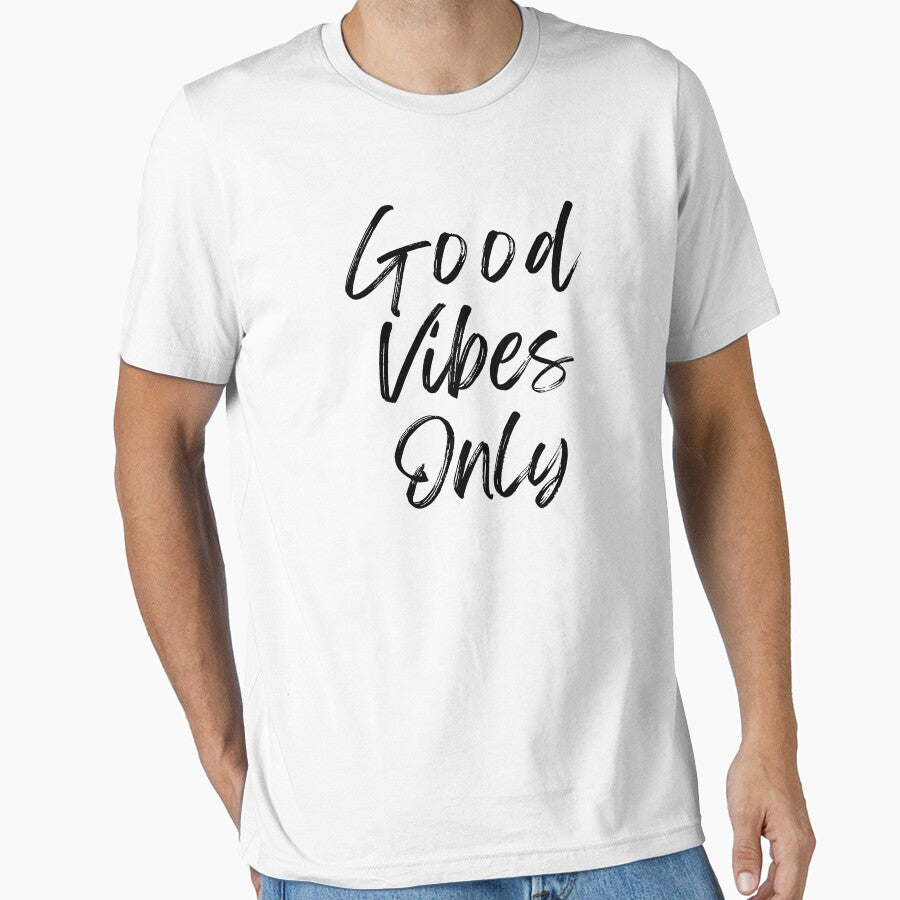 Spread Positivity and Happiness with 'Good Vibes Only' – The Trendy T-Shirt Everyone's Talking About by MillionGoal