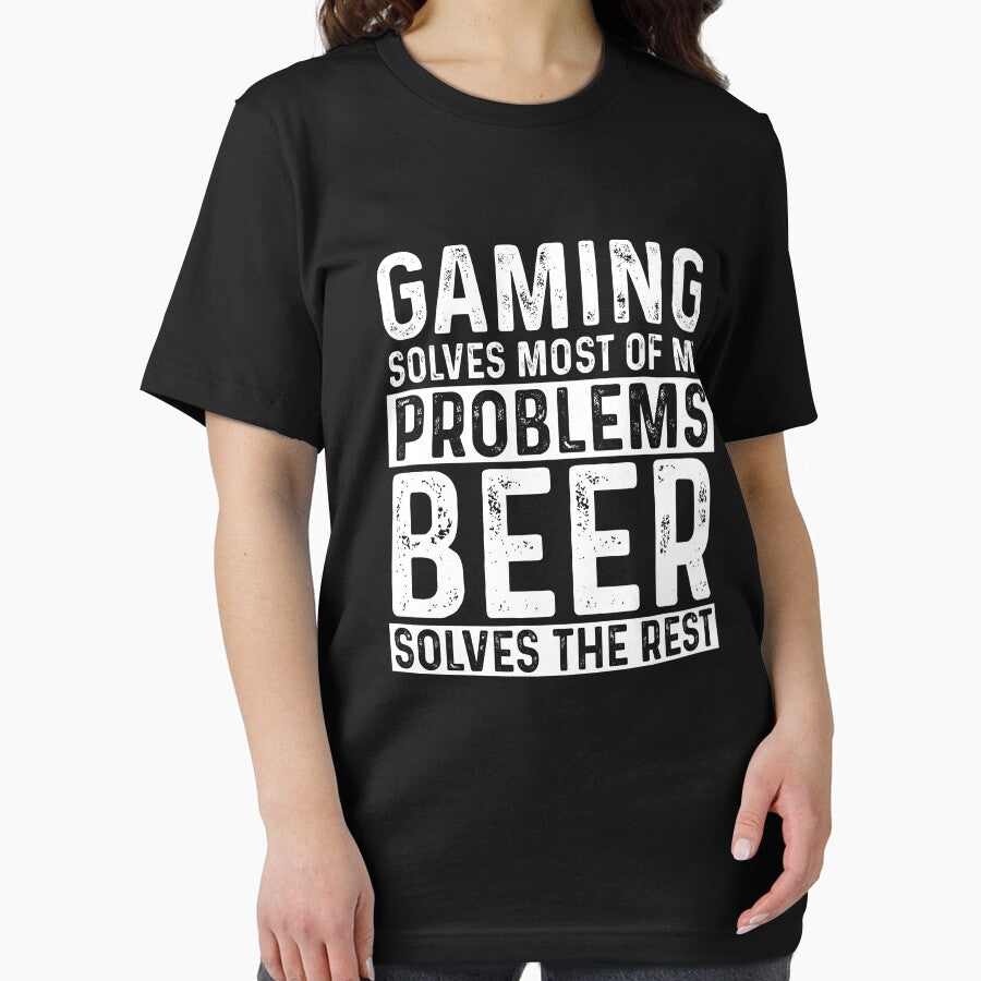 Gaming Solves Most Of My Problems Beer Solves The Rest by KrazyKatz