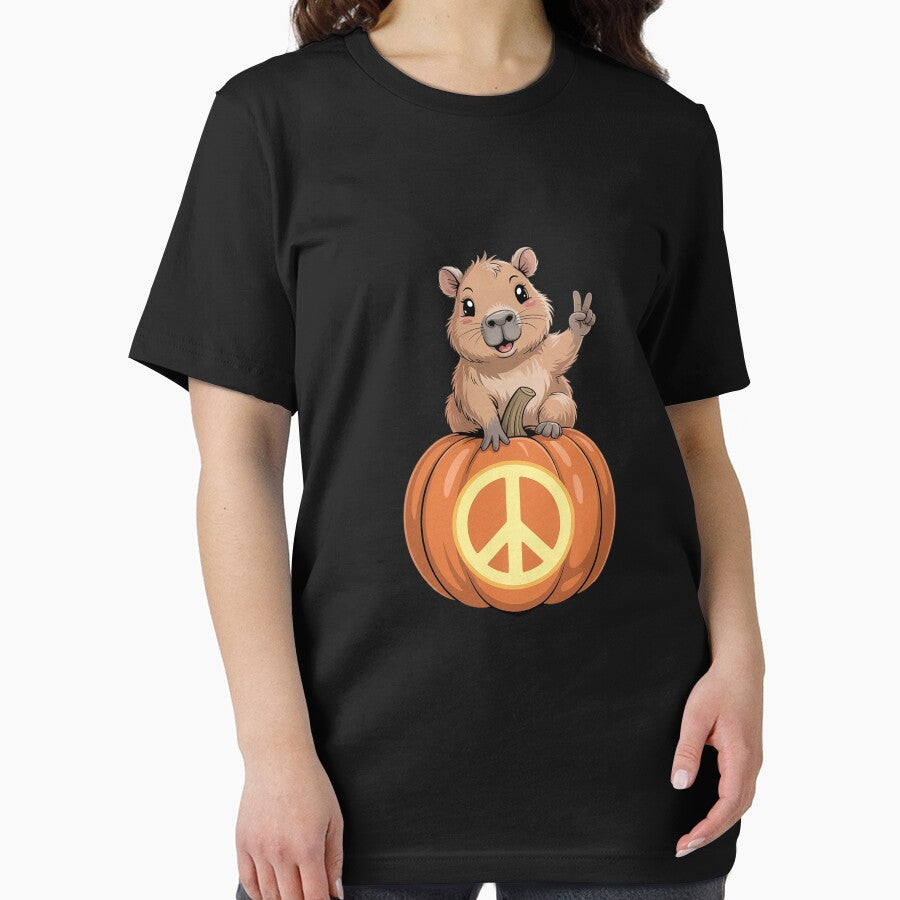 Capybara with Peace Pumpkin by JaskconLIfe23