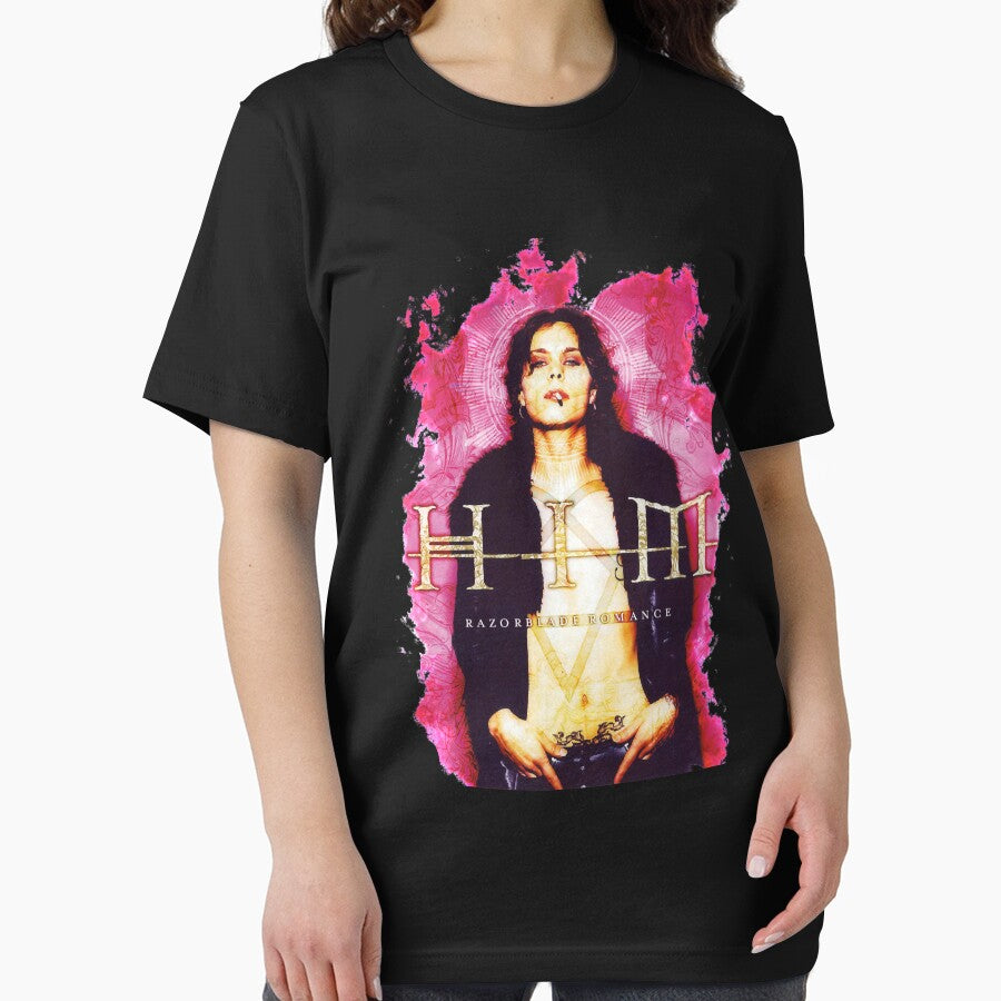 Him band tee razorblade romance cover heartagram him logo by BrianLevno6