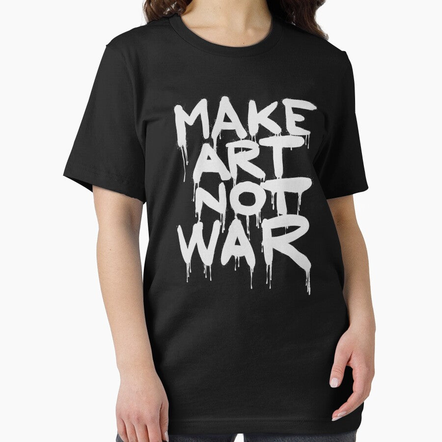Make Art Not War: Bold Graffiti Lettering Design for Peace and Creativity by 2wear