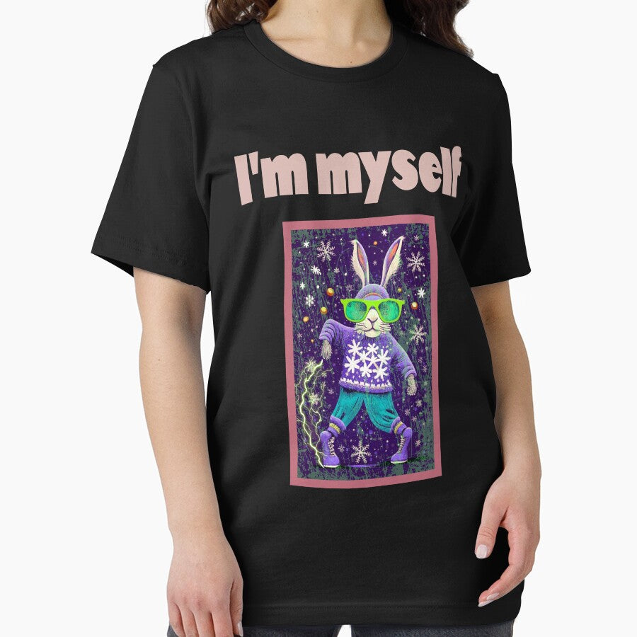 I'm myself. Sparkling Christmas Fun for Electricians! Christmas Hipster. by bekksa