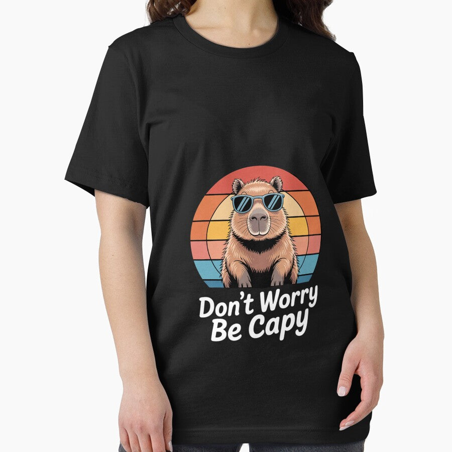 Dont Worry Be Capy Capybara Men Boys Kids Youth Women by MarryIsMonth