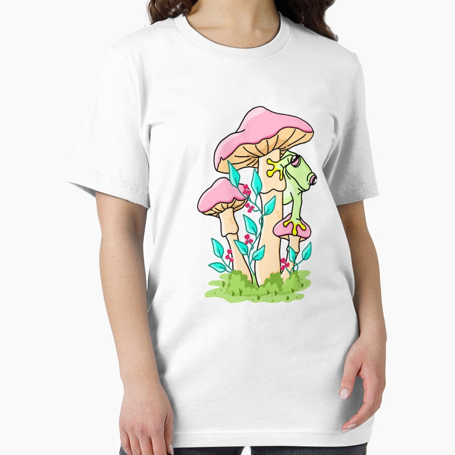 Cute Frog Mushroom Pastel by Kimprut