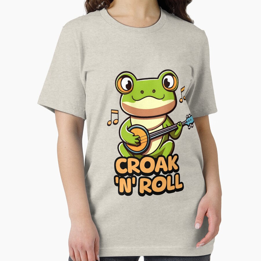 Croak 'N' Roll! Cute Banjo Frog by PMCreative