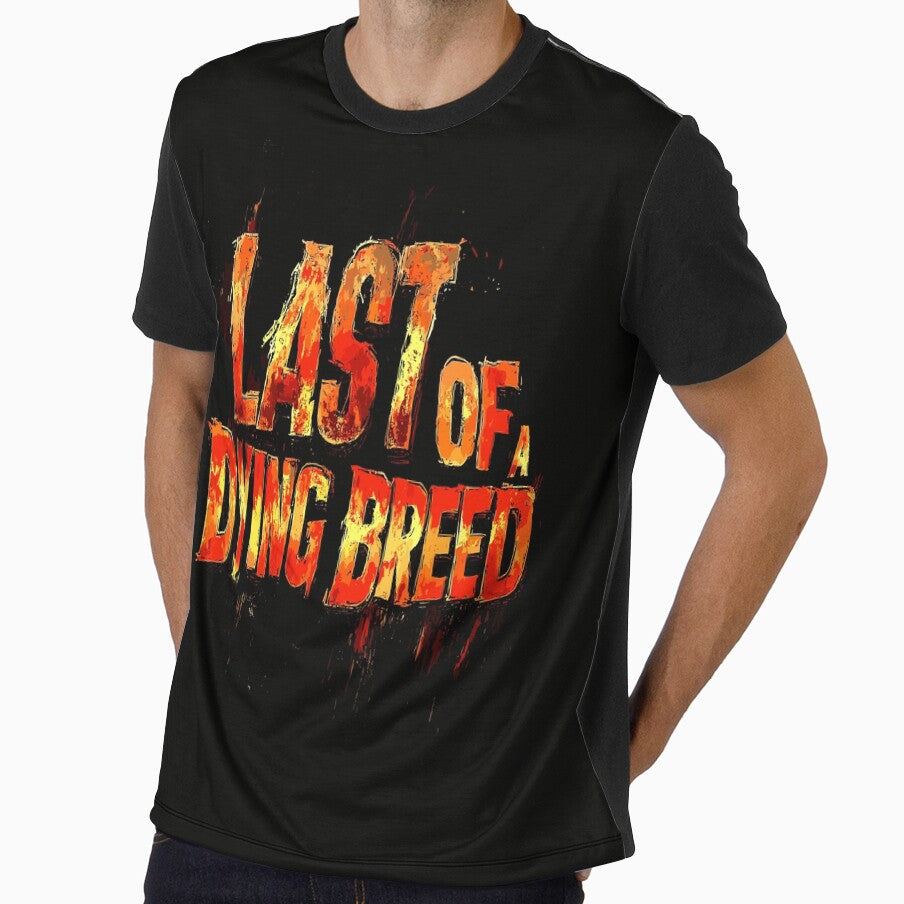 Last Of A Dying Breed Flames Graphic Design by Artbyminga