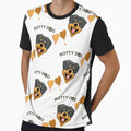 ROTTIE DAD HEAD TILT  - ROTTWEILER DAD ROTTIE DAD SIMPLISTIC DESIGN by YUMMY PENCIL