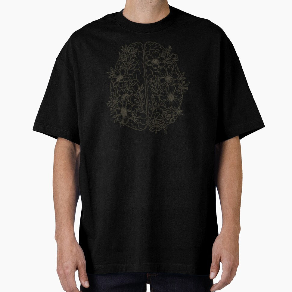 Floral Mind Affirmation Tee by Whispering Colors