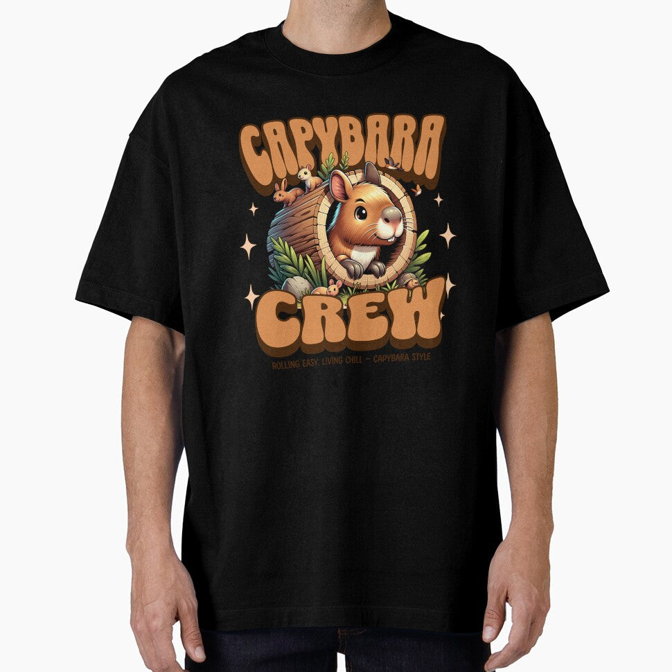 Capybara Crew – Rolling with Crew, Chilling by FreshPixelArt