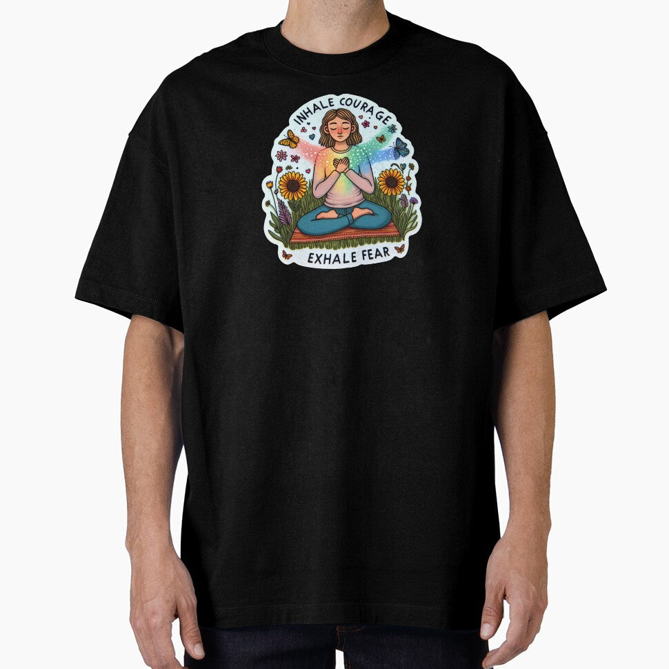 Inhale Courage Exhale Fear Healing Meditation by digilabs