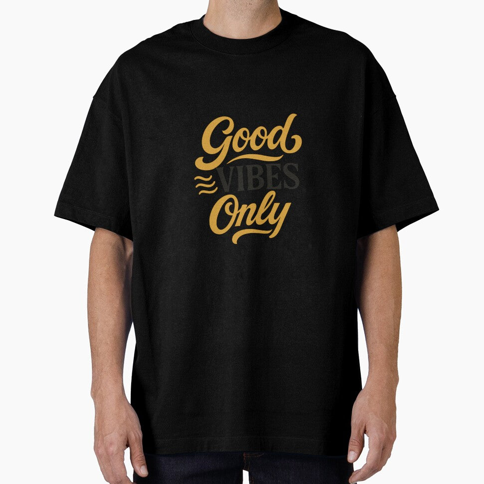Good Vibes Only – Positive Quote Design for T-Shirt, Clothing, Gifts & Aesthetic Decor by Wear-Haus
