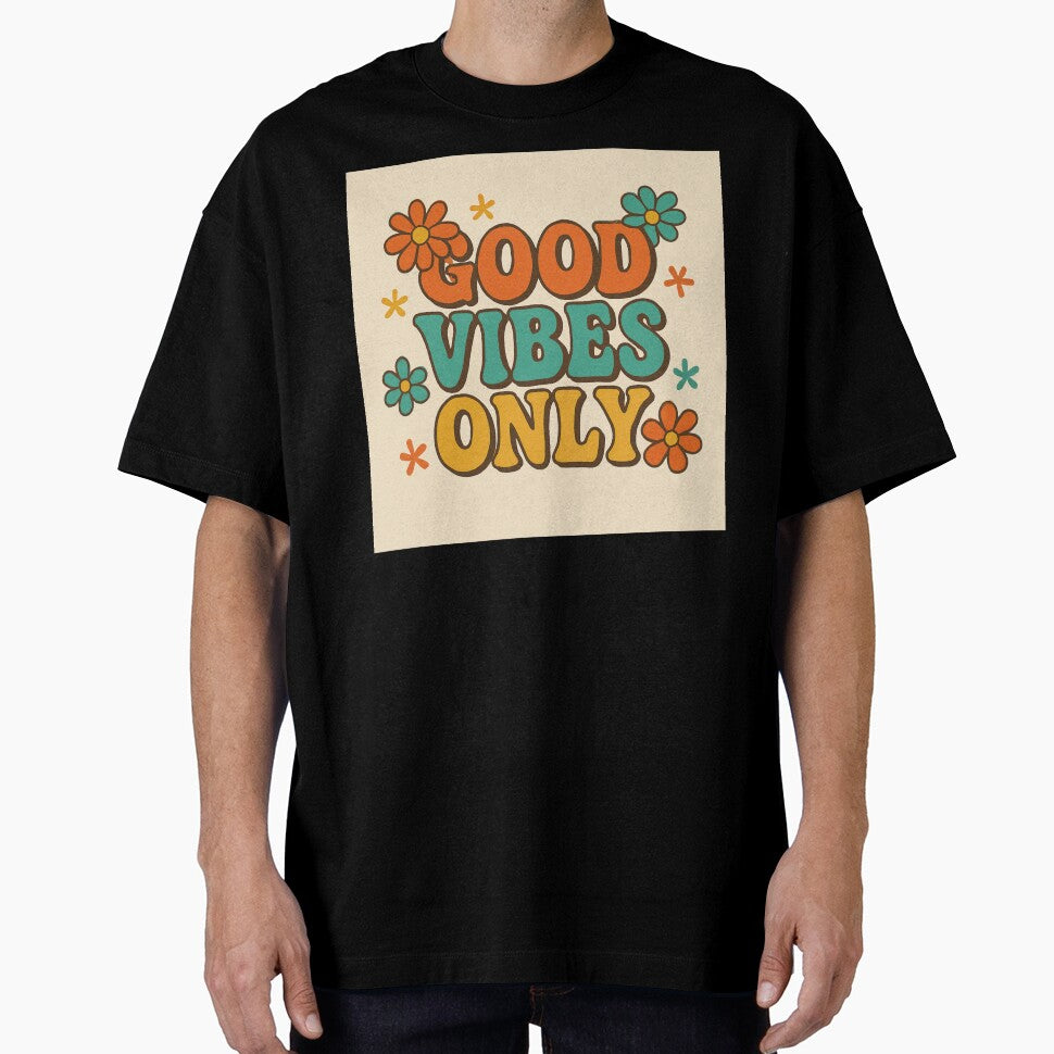 Good Vibes Only Retro Style by Byarasstudio