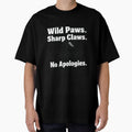 Wild Paws Sharp Claws Typography Quote by Wild Paw Sketch