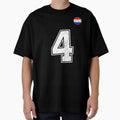 Netherlands Soccer Number 4 Vintage Sports Fan by LiviuGligoros