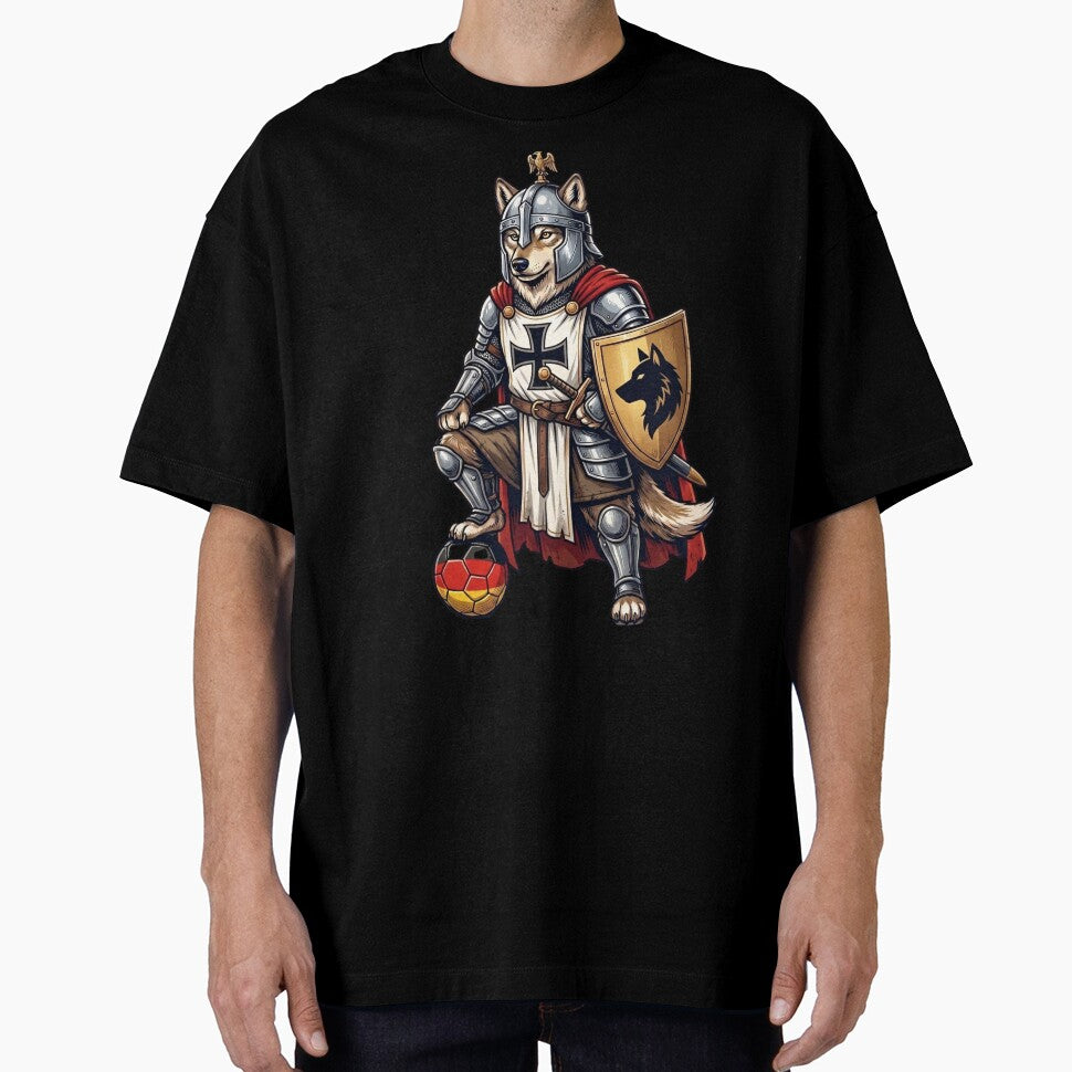 German Wolf Knight Fussball Soccer Player- Football Fan - Game Supporter German Team by BeaverFriends