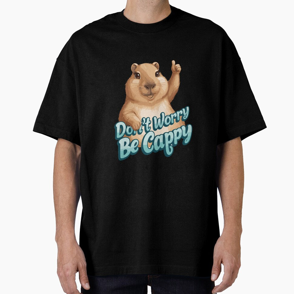 Cute Capybara Don't Worry Be Cappy by MaateoDesign