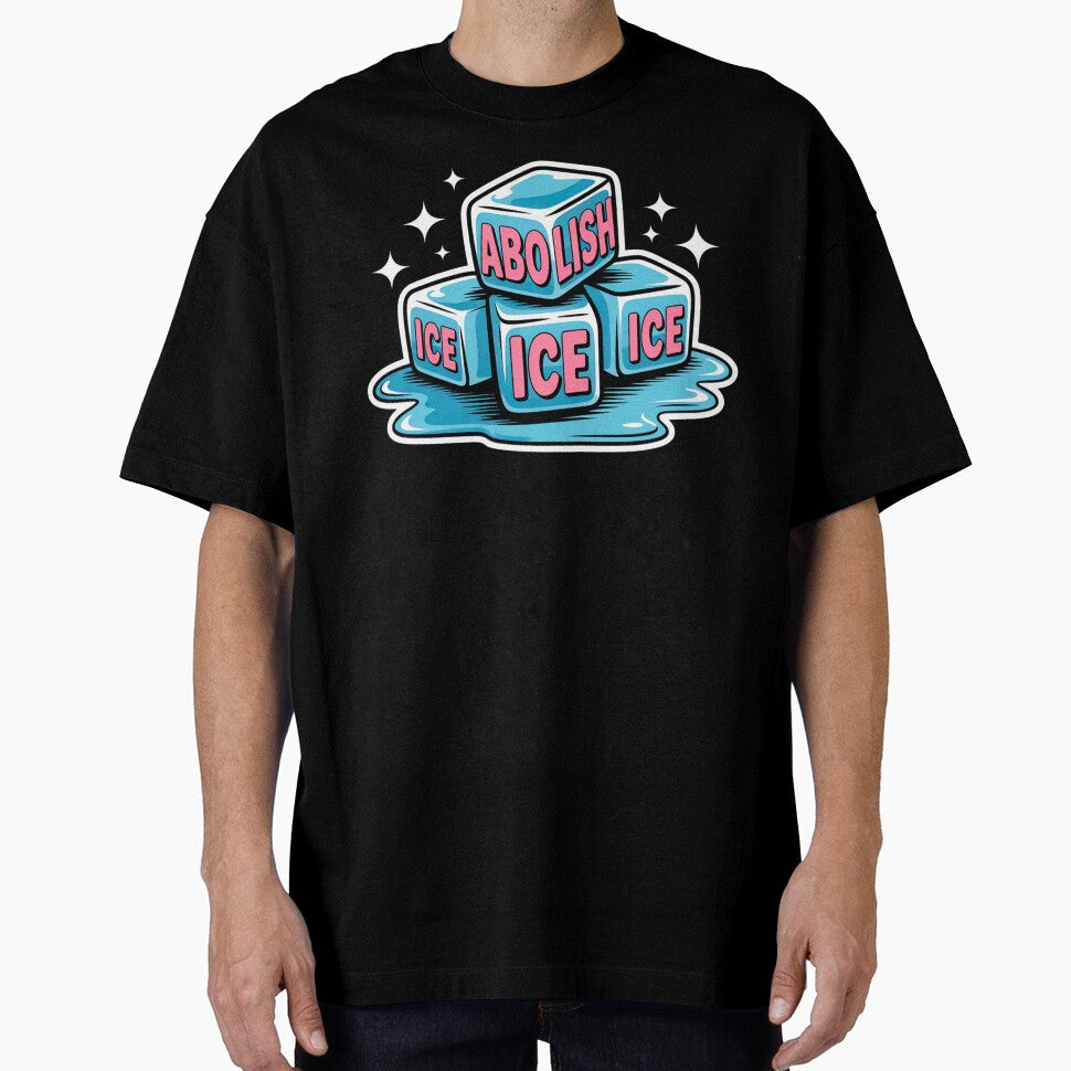 Abolish Ice Funny Typography – Bold Statement Graphic Design by C3J7