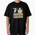 Elegant Boho Rabbit Tea Cup Collage T-Shirt - BOHO by GorinART