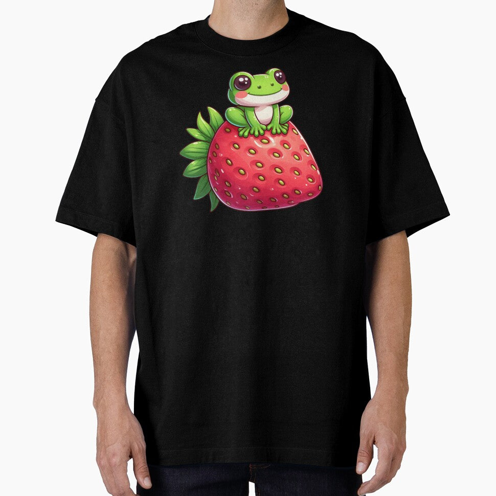 Strawberry Frog by Mama-and-Moo