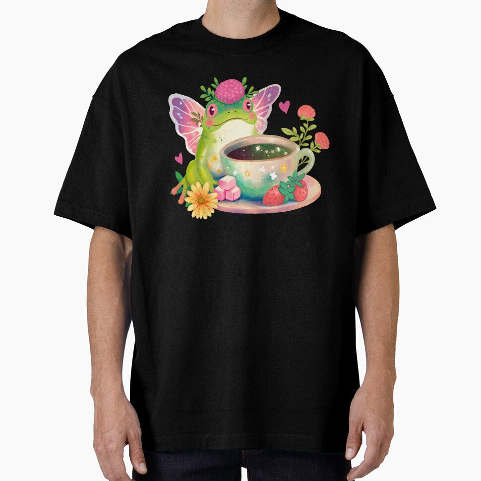 Frog Tea Party by PaintByRainbow