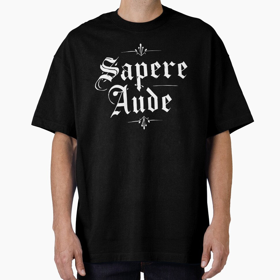 Sapere Aude Gothic Lettering Art by ChicTrendz