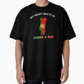 Portugal Barcelos Rooster - My Heart Beats in Red Green by FancifulDesign