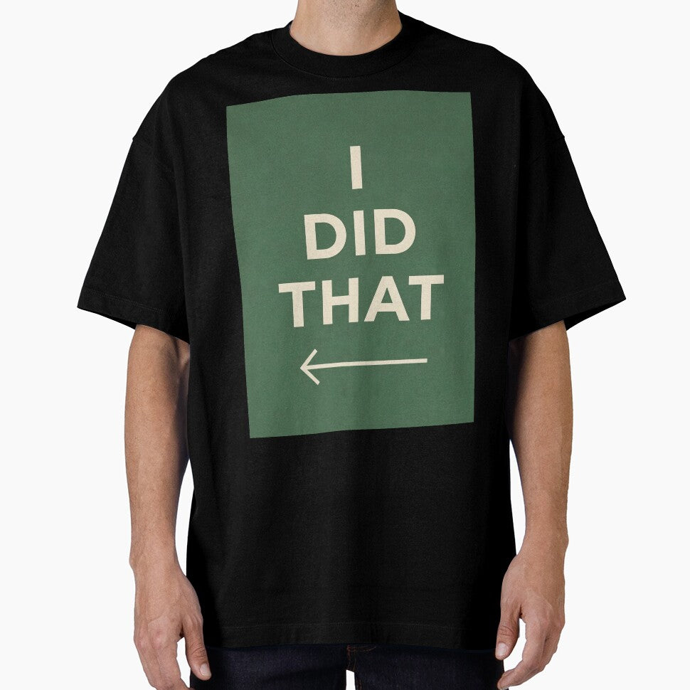 Minimalist Green I Did That Typography Poster by DGtaLrtcom
