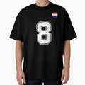 Netherlands Soccer Number 8 Vintage Sports Fan by LiviuGligoros