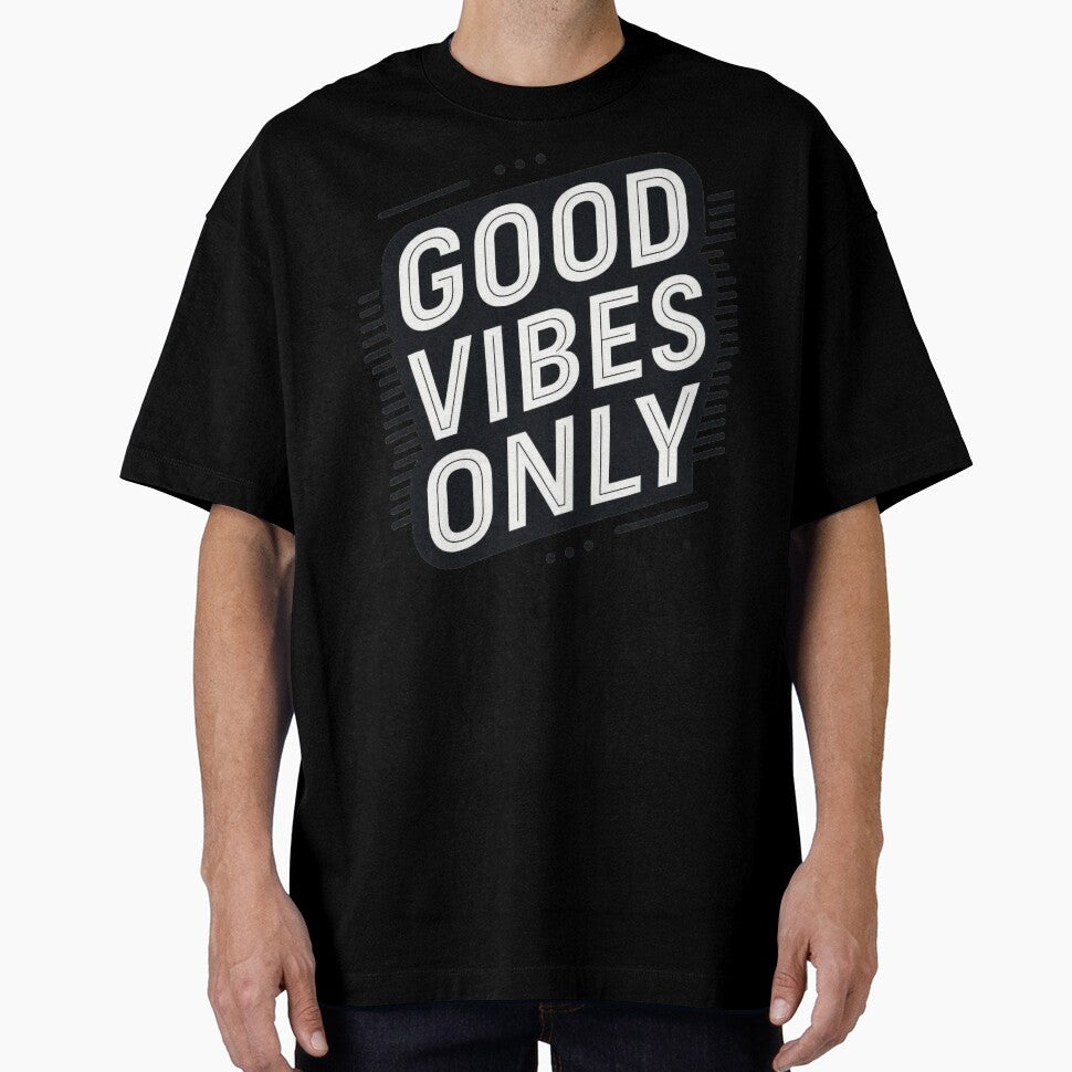 Good Vibes Only | Funny Motivational Typography Design by LibbArt
