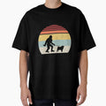 Vintage Retro Bigfoot Walking Pug Dog by Jocelyn221