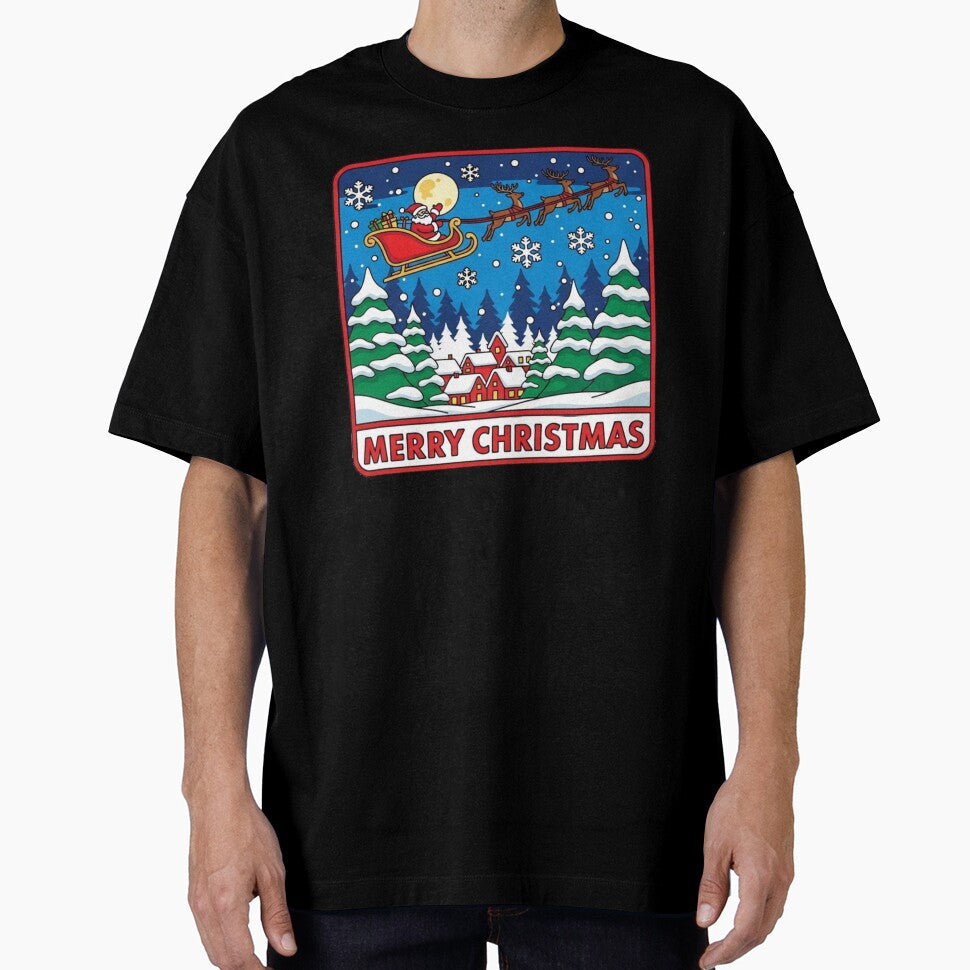 Vintage Santa Sleigh Winter Village by King Yama Designs