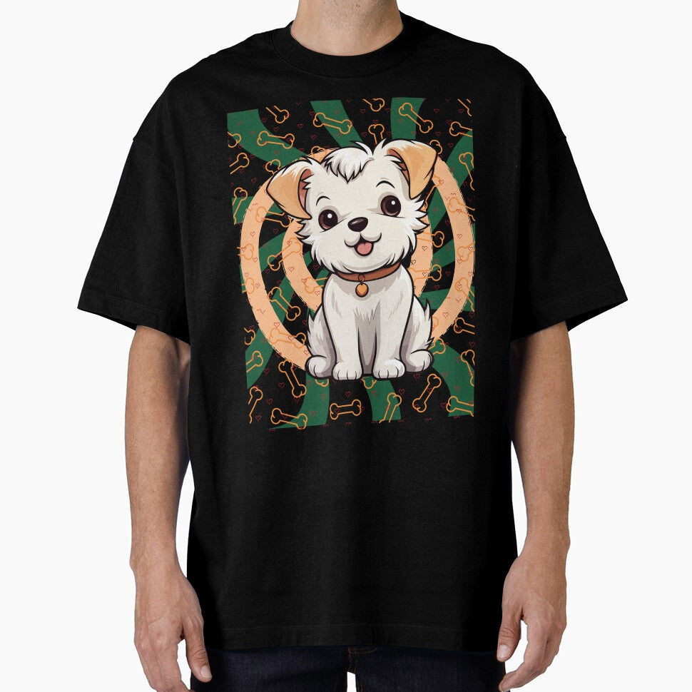 Retro Puppy Love – Cute Vintage Dog T-Shirt by LovelY PrintS