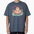 In My Calm Era Cute Capybara Lotus by TheFrameVault
