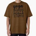 Yoga Quote Yoga My Favourite Way To Pretend to Workout Funny Motivational Saying by SoccaTamam