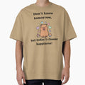 Cute Capybara Today I Choose Happiness Design by TheFrameVault